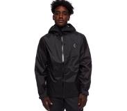 Black Diamond Jas Black Diamond Men Treeline Rain Shell Black-XS