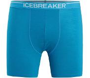 Icebreaker Anatomica Long Herenboxershort - Geo Blue