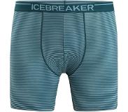 Icebreaker Heren Anatomica Long boxer (Maat L, Groen)