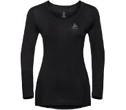 Odlo Women's Natural + Light Long-Sleeve Base Layer Top - black