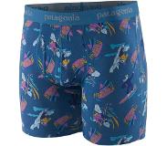 Patagonia Essential Boxershorts 6'' - Mr. Badger: Wavy Blue