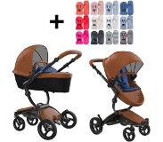 Mima Xari Kinderwagen | Frame - Black | Zitting + Kap - Champagne | Starter Pack - Sandy Beige