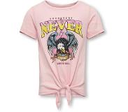 ONLY KOGLUCY S/S KNOT EAGLE TOP BOX JRS Meisjes T-shirt - Maat 134/140