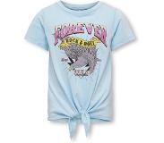 ONLY KOGLUCY S/S KNOT EAGLE TOP BOX JRS Meisjes T-shirt - Maat 134/140