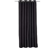 Inspire - Verduisterende gordijnen ALYCIA - B.140 x H.280 cm - Gordijnen met oogjes - Polyester - Zwart