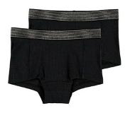 Name it meisjes hipster 2-pak - Black Pack - 128 - Zwart