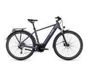 Cube Touring Hybrid One 625 Elektrische Hybride Fiets Shimano Alivio 9S 625 Wh 700 mm Grijs 2023