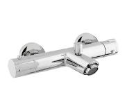Nemo Go Move Badmengkraan - thermostatisch - waterbesparend - hartafstand 15cm - veiligheidsblokkering - keramische schijven - rozetten - S-koppelingen - chroom 8040-03