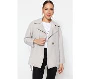 Trendyol Vrouwen Raglan mouw Basis Trenchcoat