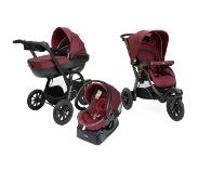 Chicco Kinderwagen 3-in1 Activ3 Top Kit Car Burgundy Powder