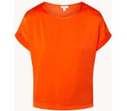 Reiss Helen T-shirt van zijde met vleermuismouw