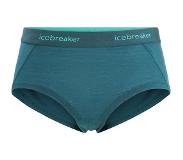 Icebreaker Sprite Hotpants Dames, petrol XS 2023 Base Layer korte onderbroeken
