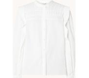 Fifth House Ratha blouse met plooidetail en ballonmouw