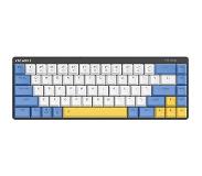 DAREU EK868 toetsenbord RF draadloos + USB QWERTY Engels Blauw, Wit, Geel