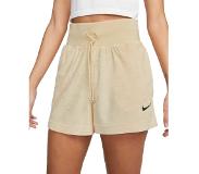 Nike Sportswear Essentials Fleece Broek Dames - Shorts Ecru S