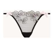 Agent Provocateur Anie slip van mesh met borduring en strikdetail