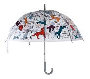 Esschert Design Paraplu Transparant It's Raining Cats & Dogs Ø83cm Multi multi