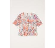 Reiss Hester top met bloemenprint en ruches