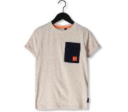 Retour Jongens Polo's & T-shirts Mika - Gebroken Wit - Maat 146/152