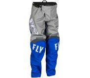 FLY Racing Fly F-16 Pants Grey / Blue Child