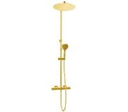 Xenz Duero thermostatische opbouw telescopische doucheset goud