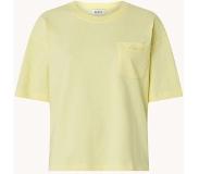 Sandro T-shirt met borstzak en logoborduring