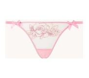 Agent Provocateur Lindie Trixie string van mesh met borduring en kralendecoratie