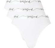 Wolford Beauty Cotton string met logoband in 3-pack