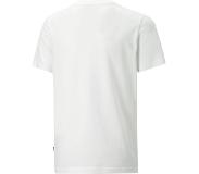 Puma Essentials Tape kinder sport T-shirt wit maat 158/164