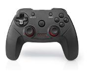 Nedis Gamepad | Wireless | Batteriebetrieben | PC | Anzahl Knöpfe: 11 | Kabellänge: 1.00 m | Schwarz