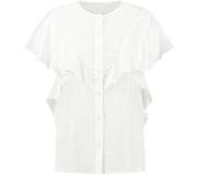 Fifth House Semi-transparante blouse met volant