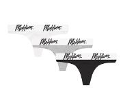 Malelions String 3-Pack Dames Wit/Grijs/Zwart - Maat XS - Kleur: WitZwartGrijs | Soccerfanshop