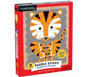 Mudpuppy puzzel stokjes Geometrische Dieren - 6x 8 stokjes