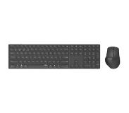 Rapoo 9800M Draadloze multimode Blade Combo Full Size Set - Donkergrijs