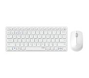 Rapoo 9600M Draadloze multimode Blade Combo Set, QWERTY US Wit