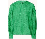 Maje Ciggy blouse van katoen met bloemenborduring