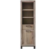 Pronto Wonen Boekenkast Hevano (57 Cm) eikenhout moose