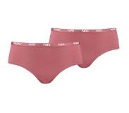Puma - Iconische Hipster Dames Onderbroek - 2-pack - Maat L