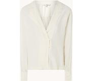 Fifth House Shell blouse met kraag en pofmouwen