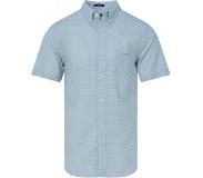 Gant Casual Overhemd Heren KM Groen | Maat: XL | 100% katoen