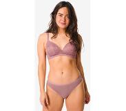 HEMA Dames Strings Stretch Katoen - 2 Stuks Roze (roze)