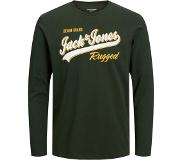 Jack & Jones Shirt met lange mouwen JJELOGO TEE LS ONECK 2 COL AW23 NOOS JNR