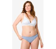 HEMA Dames Slips Stretch Katoen - 2 Stuks Blauw (blauw)