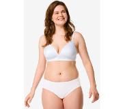 HEMA Dames Hipsters Stretch Katoen - 2 Stuks Wit (wit)