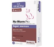 No Worm Pro Kat & Kitten - Anti wormenmiddel - 2 tab Vanaf 0.5 Kg Vanaf 6 Weken