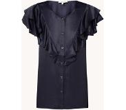 Fifth House Seda blouse van satijn met ruches