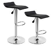 TecTake barkruk - Set van 2 barkrukken barstoel tafelkruk kruk, design- 401571