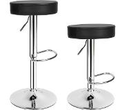 TecTake barkruk - Set van 2 barkrukken barstoel kruk verstelbaar - 401562