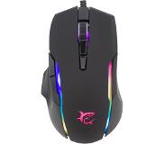 White Gaming mouse White Shark Morholt with RGB illumination