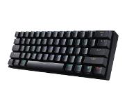 Redragon Draconic RGB Black Gaming Keyboard Brown Switch K530RGB (Backlight, Programmeerbaar, Macro, Anti Ghosting) - Black Friday - cadeau voor gamers